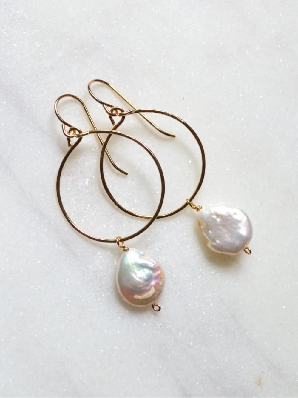 Pearl Hoops